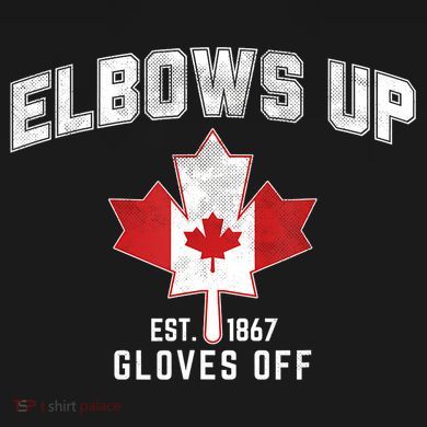 Elbows Up EST 1867 Canadian Maple Leaf Canada Tote Bag