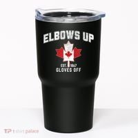 Elbows Up EST 1867 Canadian Maple Leaf Canada Tumbler thumb 0