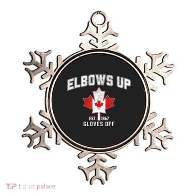 Elbows Up EST 1867 Canadian Maple Leaf Canada Ornament