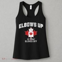 Elbows Up EST 1867 Canadian Maple Leaf Canada Women's Tank Top thumb 3