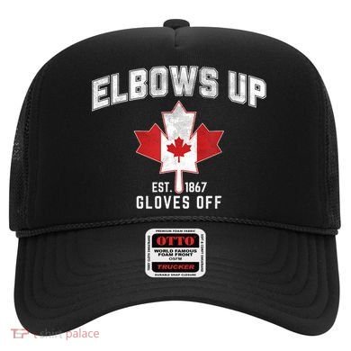 Elbows Up EST 1867 Canadian Maple Leaf Canada Hat
