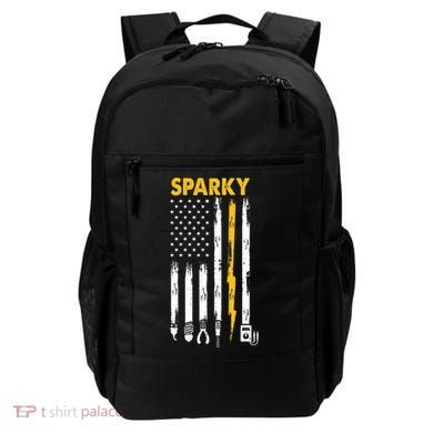 Electrician US Flag Sparky Tools Backpack