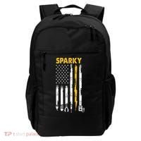 Electrician US Flag Sparky Tools Backpack thumb 0