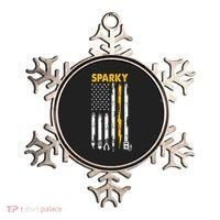 Electrician US Flag Sparky Tools Ornament thumb 0