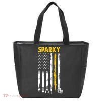 Electrician US Flag Sparky Tools Tote Bag thumb 0