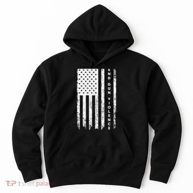 Enough USA Flag End Gun Violence Hoodie