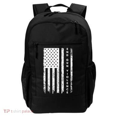 Enough USA Flag End Gun Violence Backpack