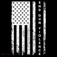 Enough USA Flag End Gun Violence Women's Hoodie thumb 2