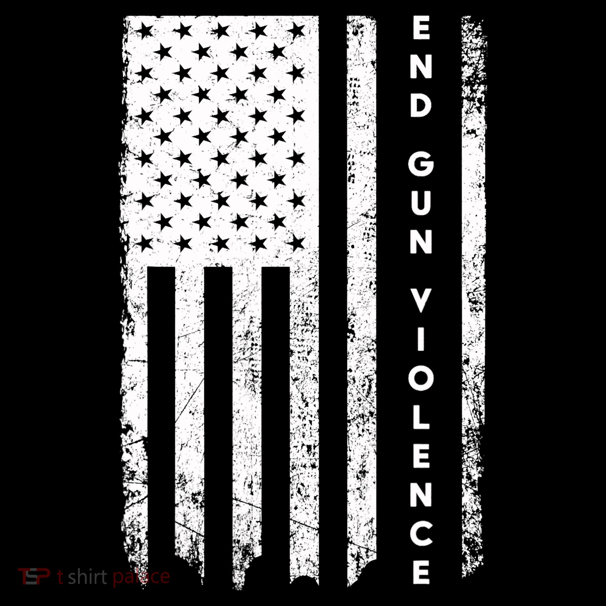 Enough USA Flag End Gun Violence Women's Hoodie