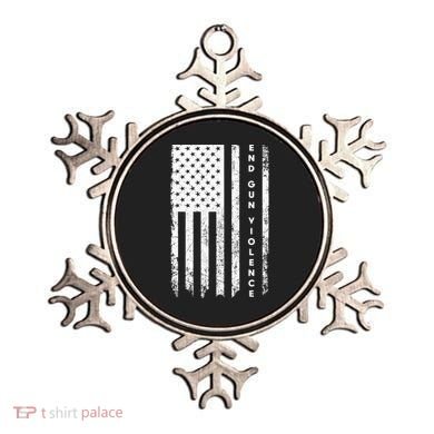 Enough USA Flag End Gun Violence Ornament