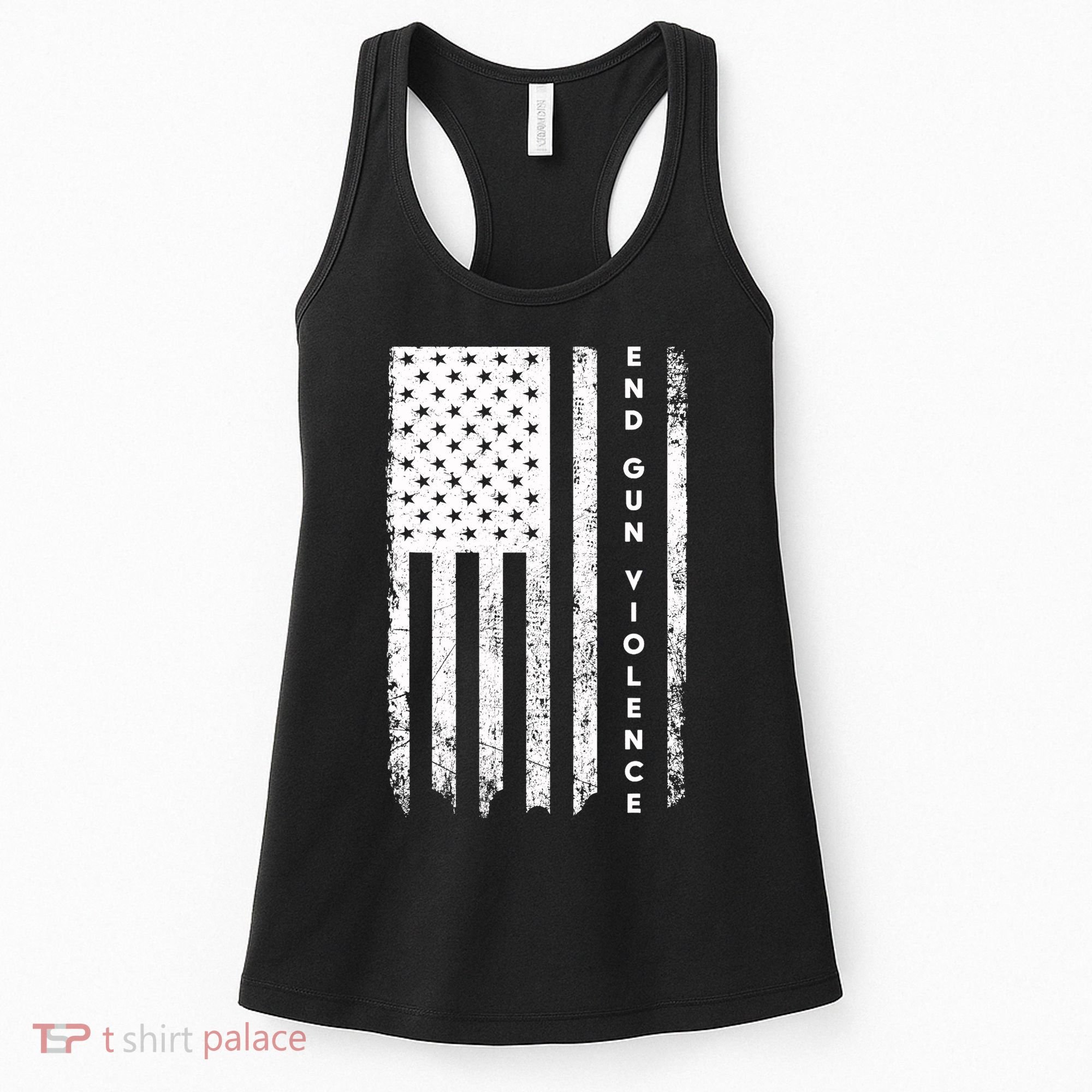 Enough USA Flag End Gun Violence Women's Tank Top