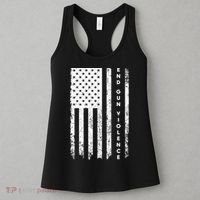 Enough USA Flag End Gun Violence Women's Tank Top thumb 3