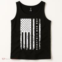 Enough USA Flag End Gun Violence Tank Top thumb 2