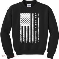 Enough USA Flag End Gun Violence Kids Sweatshirt thumb 0