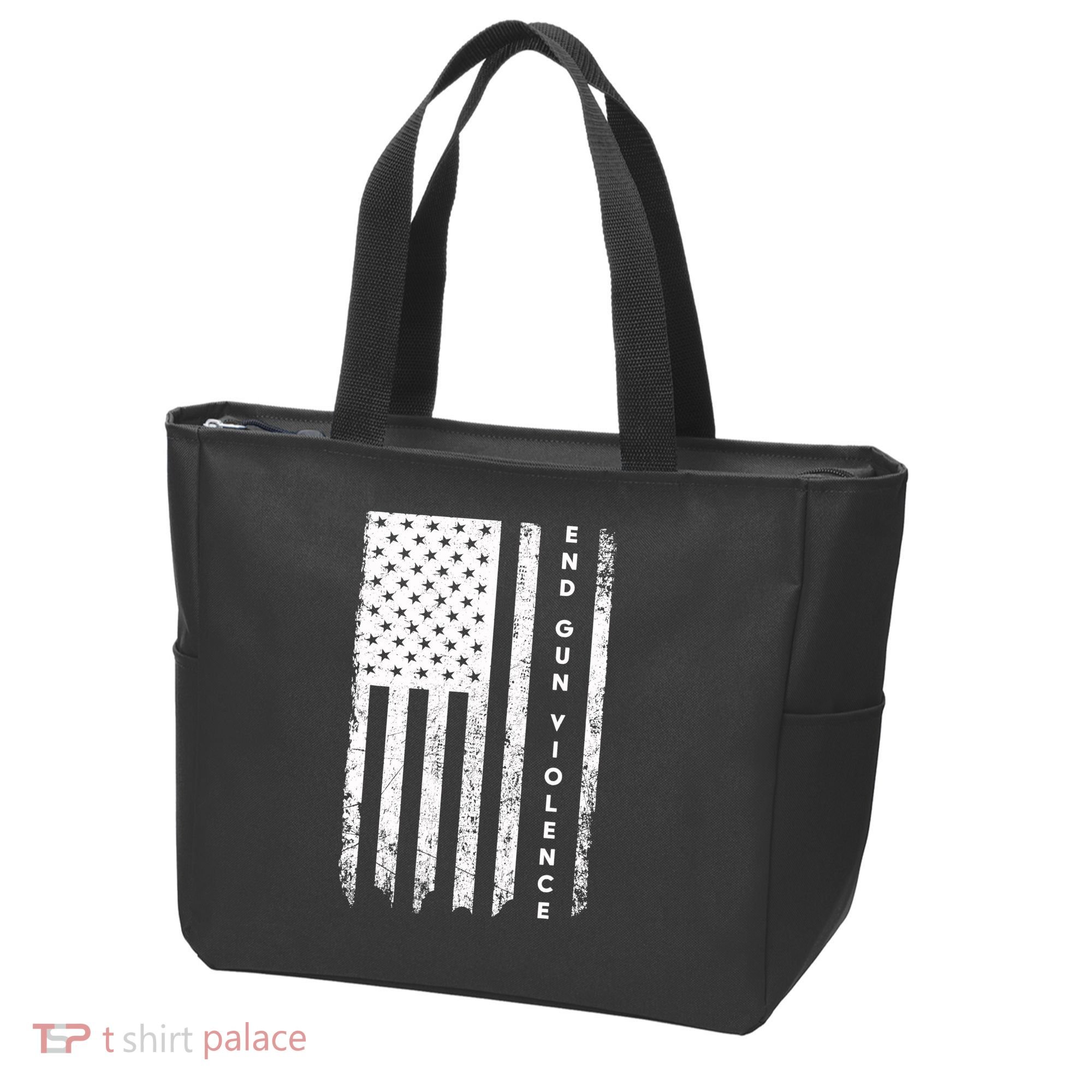 Enough USA Flag End Gun Violence Tote Bag