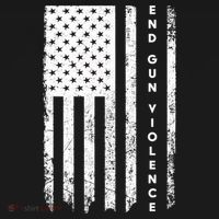 Enough USA Flag End Gun Violence Tote Bag thumb 4