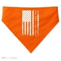 Enough USA Flag End Gun Violence USA-Made Doggie Bandana thumb 0