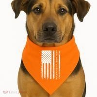 Enough USA Flag End Gun Violence USA-Made Doggie Bandana thumb 1