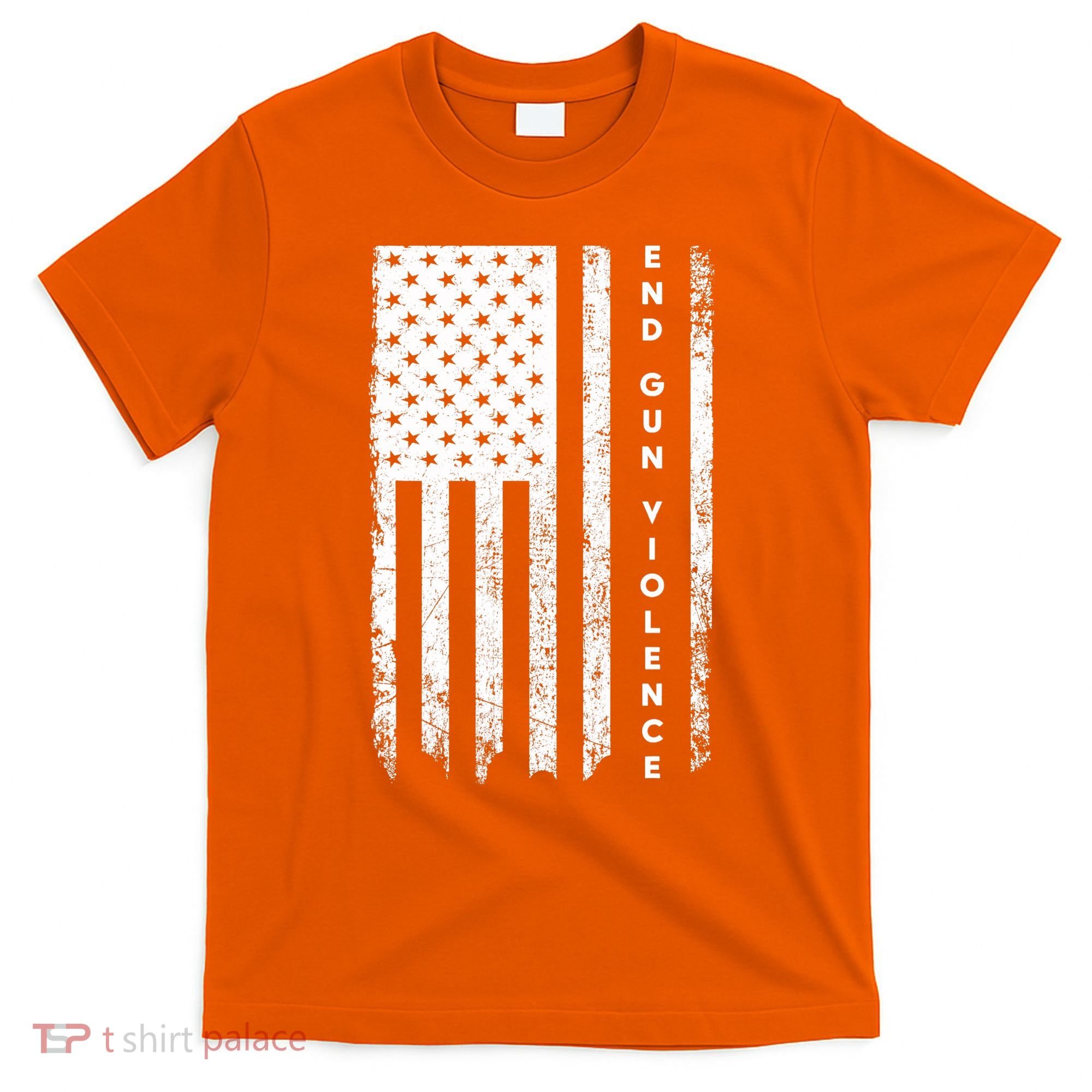 Enough USA Flag End Gun Violence T-Shirt