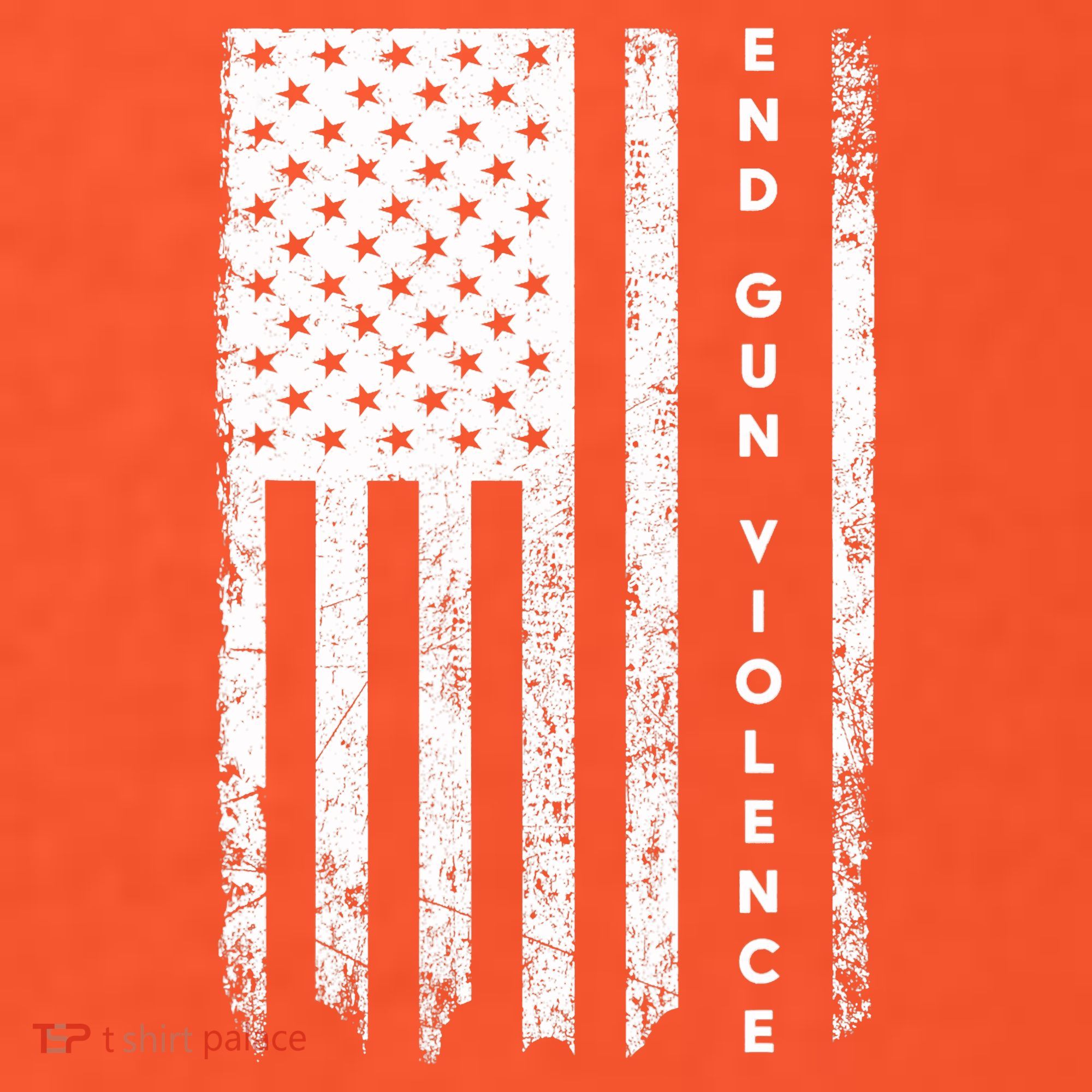 Enough USA Flag End Gun Violence Kids T-Shirt