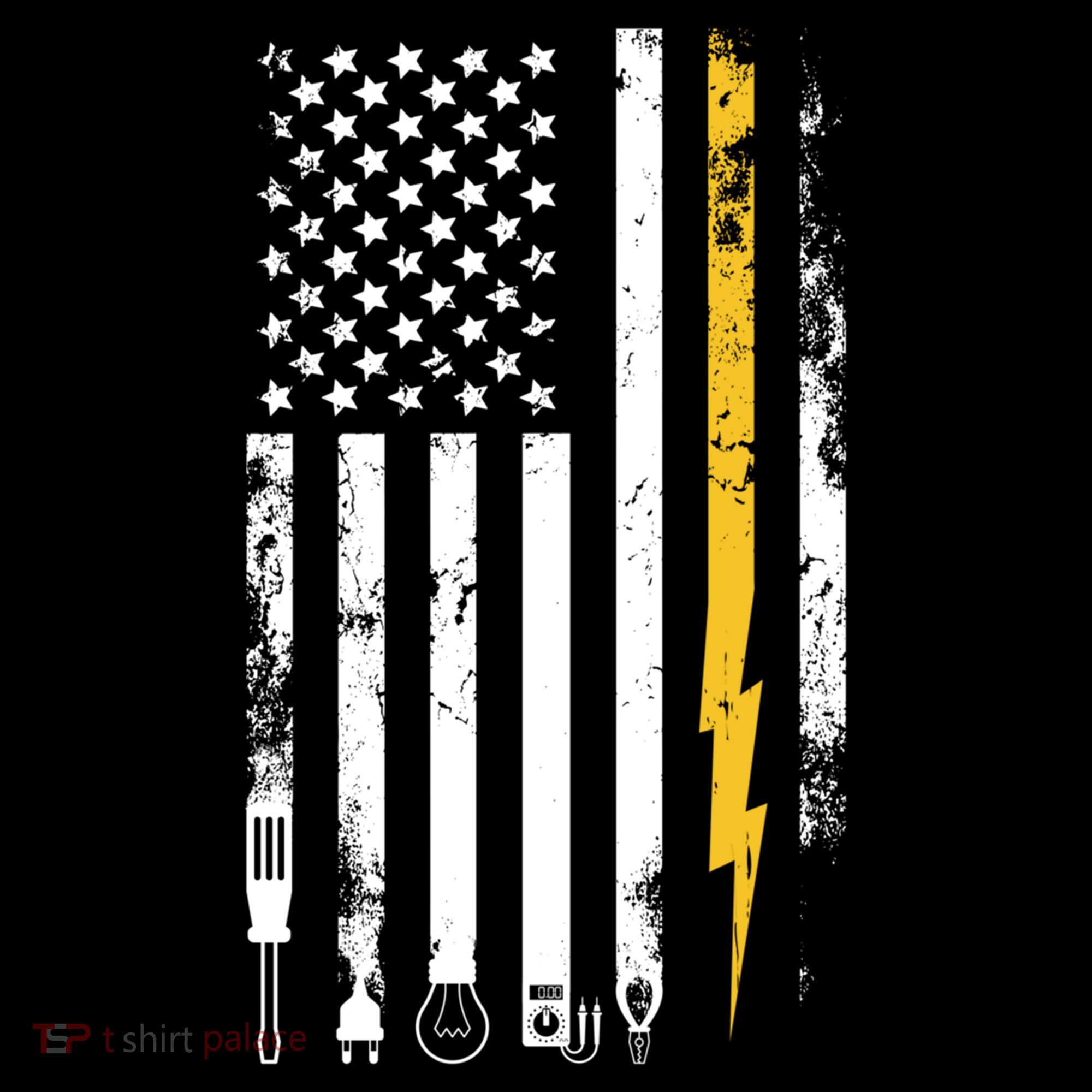 Electrician Us Flag Electricians Tools Cute Gift Coffee Mug