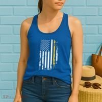 Electrician Us Flag Electricians Tools Cute Gift Women's Tank Top thumb 2