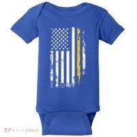 Electrician Us Flag Electricians Tools Cute Gift Baby Bodysuit thumb 0