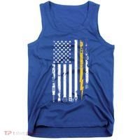 Electrician Us Flag Electricians Tools Cute Gift Tank Top thumb 0