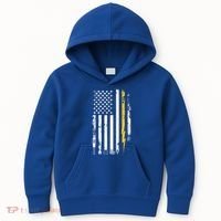 Electrician Us Flag Electricians Tools Cute Gift Kids Hoodie thumb 0
