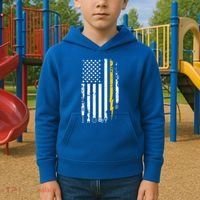 Electrician Us Flag Electricians Tools Cute Gift Kids Hoodie thumb 2
