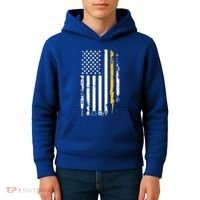 Electrician Us Flag Electricians Tools Cute Gift Kids Hoodie thumb 4