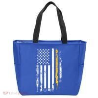 Electrician Us Flag Electricians Tools Cute Gift Tote Bag thumb 0