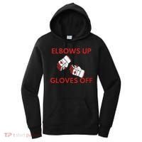 Elbows Up Gloves Off Canada Free Proud Canadian Women's Hoodie thumb 0