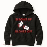 Elbows Up Gloves Off Canada Free Proud Canadian Kids Hoodie thumb 0