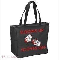 Elbows Up Gloves Off Canada Free Proud Canadian Tote Bag thumb 2