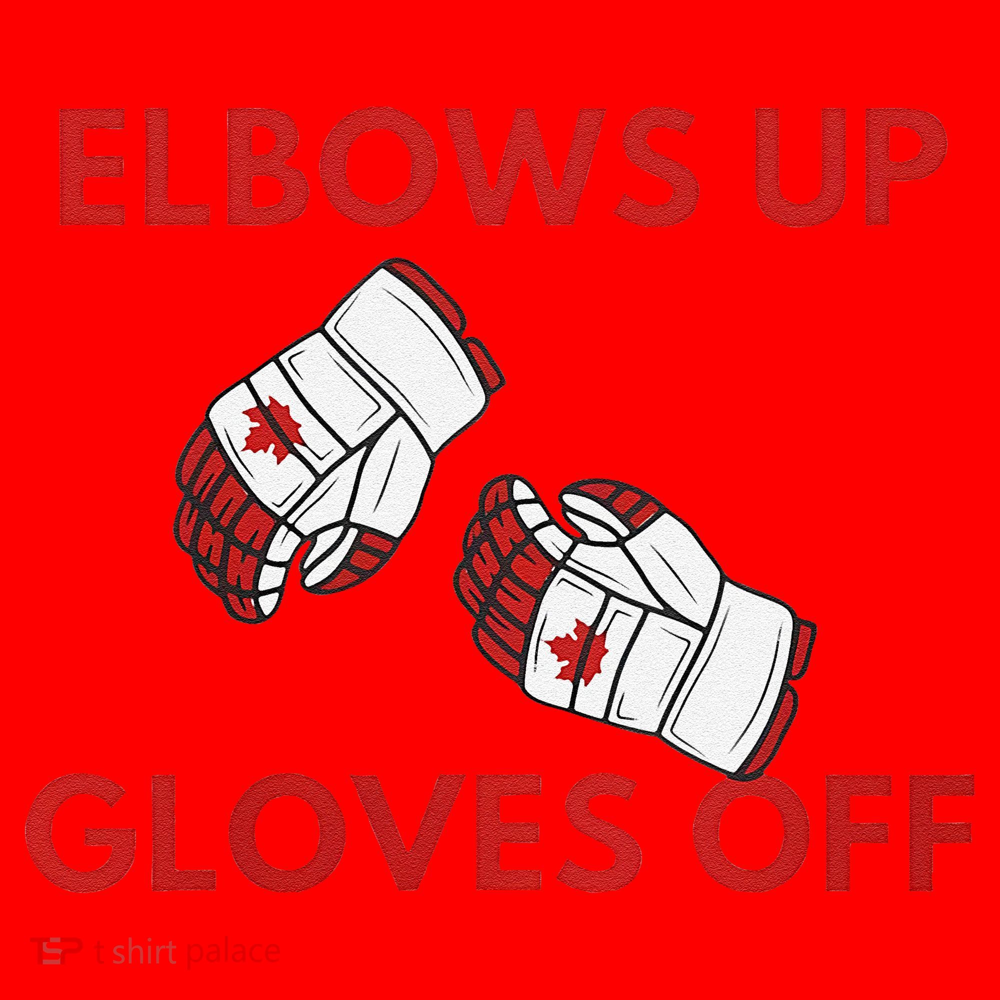 Elbows Up Gloves Off Canada Free Proud Canadian Santa Hat
