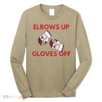 Elbows Up Gloves Off Canada Free Proud Canadian Long Sleeve Shirt thumb 0