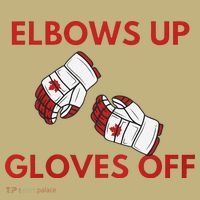 Elbows Up Gloves Off Canada Free Proud Canadian Long Sleeve Shirt thumb 2