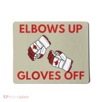 Elbows Up Gloves Off Canada Free Proud Canadian Mousepad thumb 0
