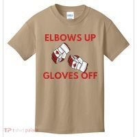 Elbows Up Gloves Off Canada Free Proud Canadian Kids T-Shirt thumb 0