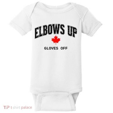 Elbows Up Gloves Off Vintage Baby Bodysuit