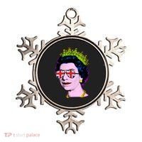 Elizabeth Union Jack Sunglasses Pop Art Queen Of England Great Gift Ornament thumb 0
