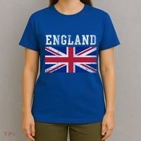England Union Jack United Kingdom British Flag Vintage Faded Meaningful Gift T-Shirt thumb 4