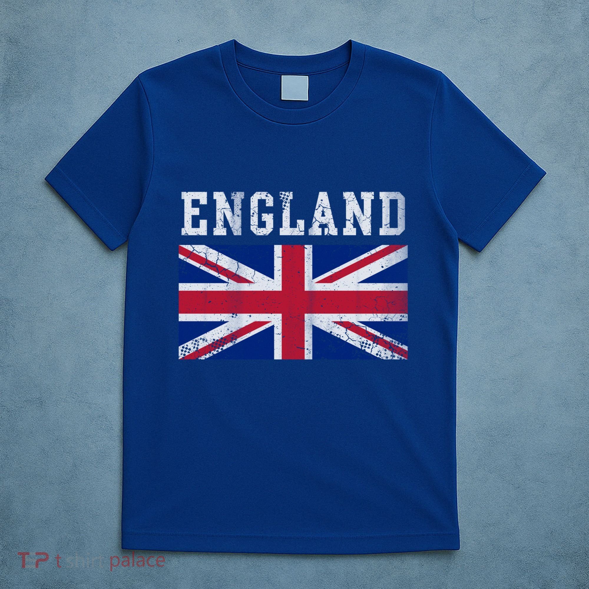 England Union Jack United Kingdom British Flag Vintage Faded Meaningful Gift T-Shirt