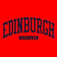 Edinburgh United Kingdom Uk College University Style Santa Hat thumb 1