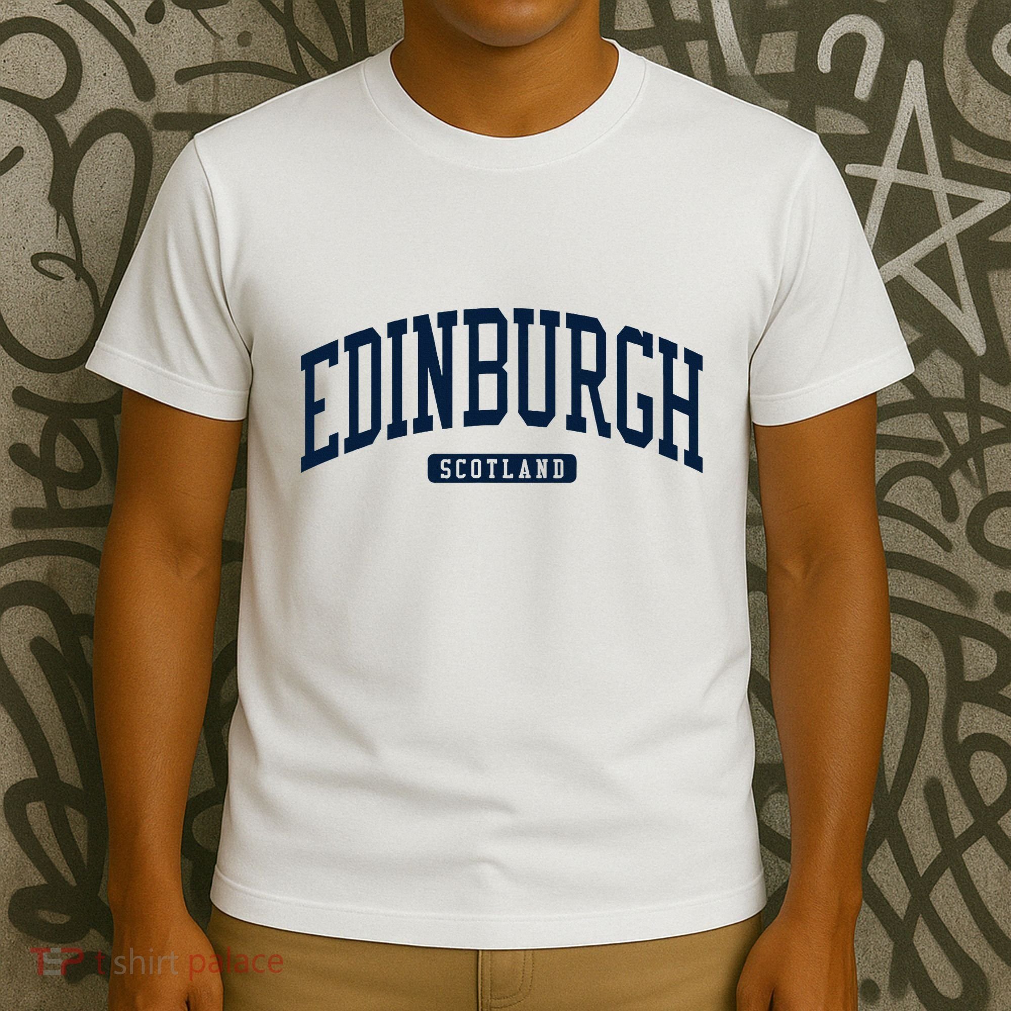 Edinburgh United Kingdom Uk College University Style T-Shirt