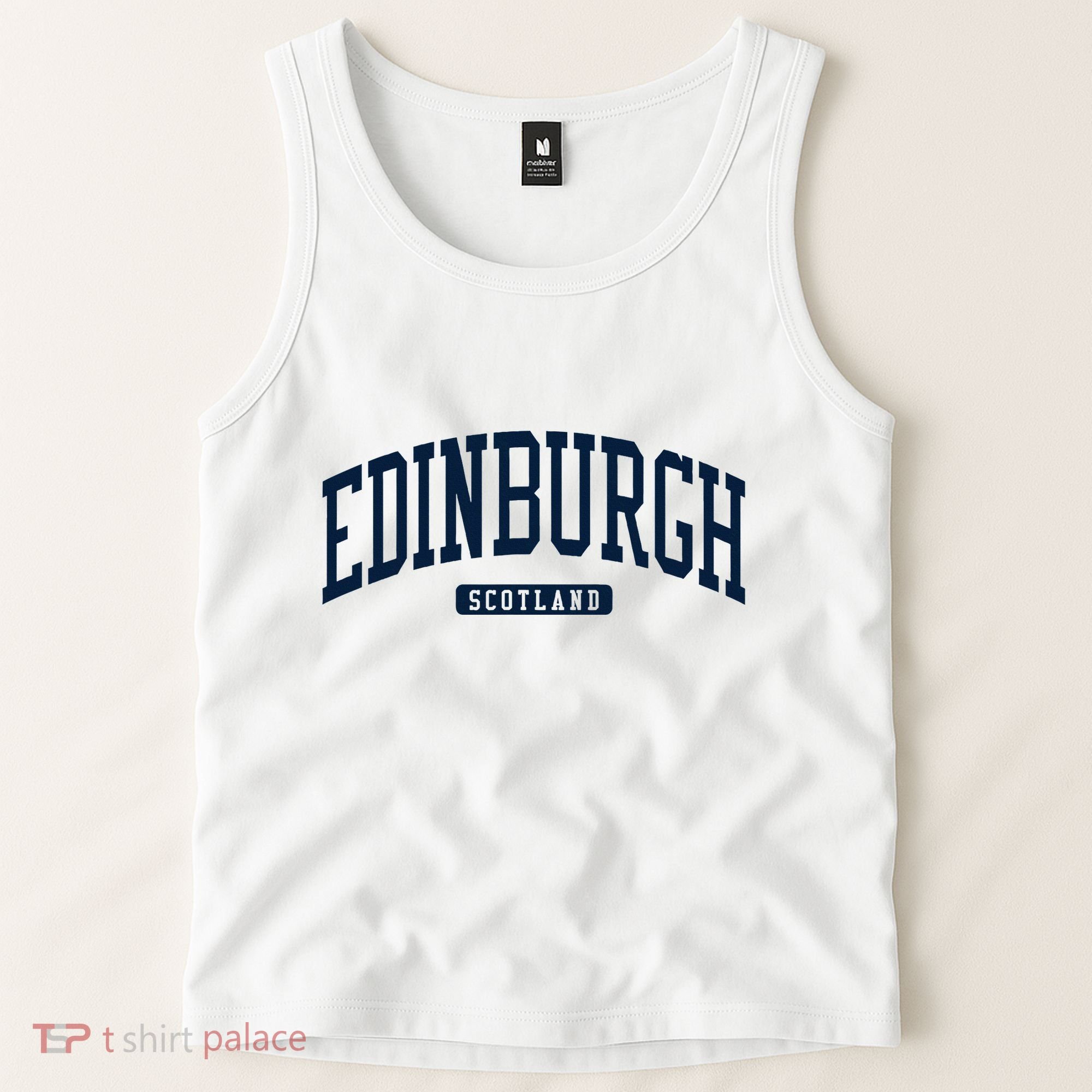 Edinburgh United Kingdom Uk College University Style Tank Top