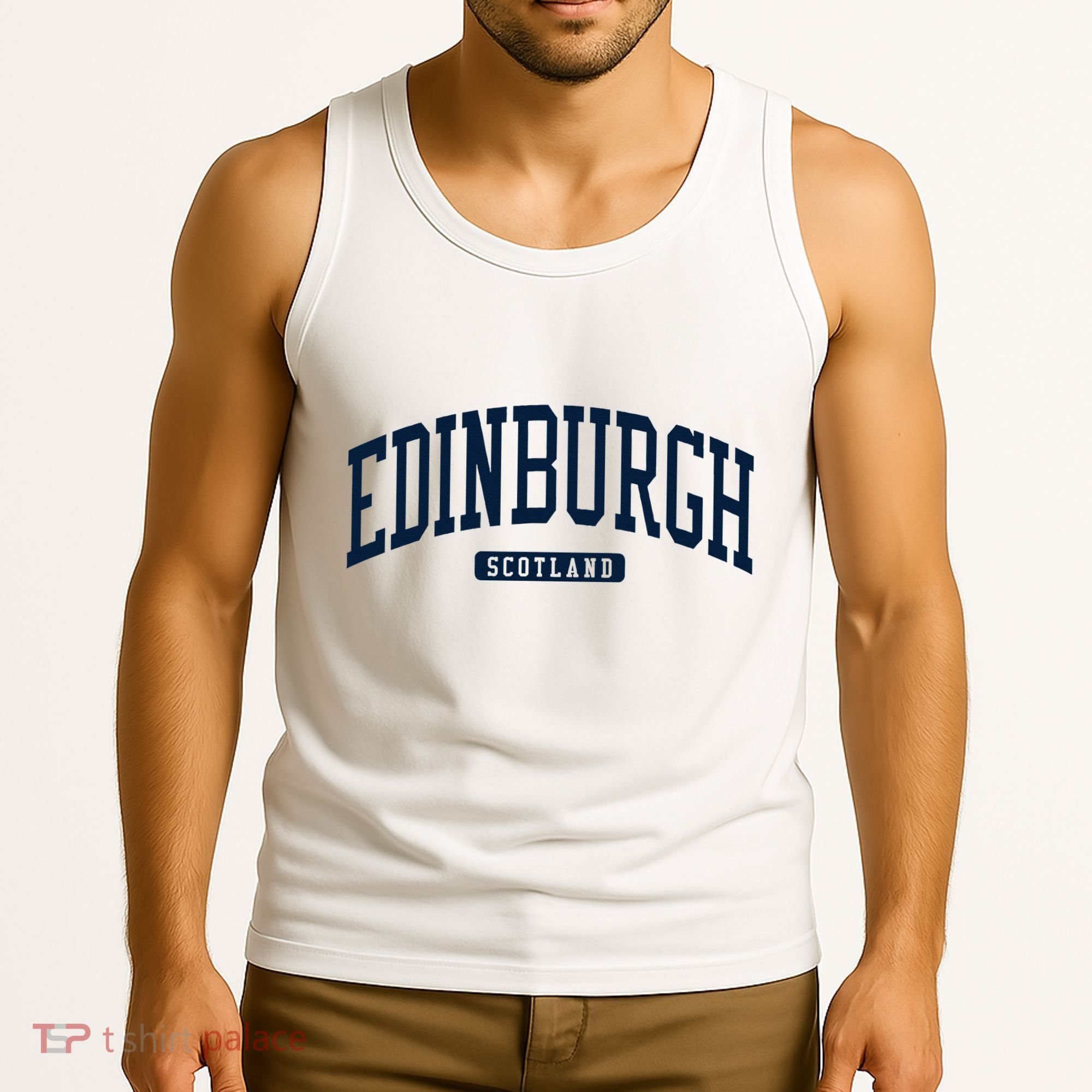 Edinburgh United Kingdom Uk College University Style Tank Top