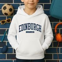 Edinburgh United Kingdom Uk College University Style Kids Hoodie thumb 2