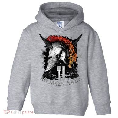 Epic Usa Molon Labe Come And Take Them Spartan 2nd Amendment Toddler Hoodie